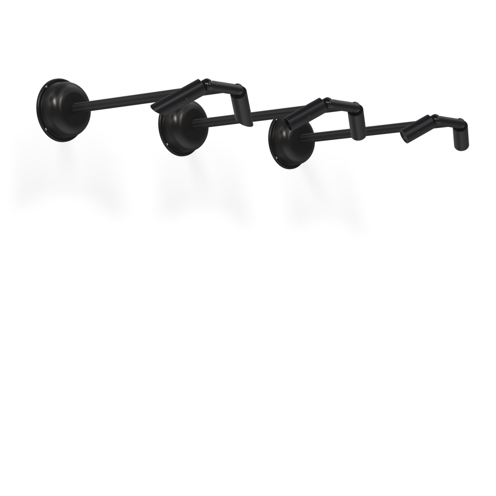 MICRO NITE - Wall Mount - Line Voltage Via Transformer - LED High-Power - Style C - 2 Fixtures - Power Canopy PC1