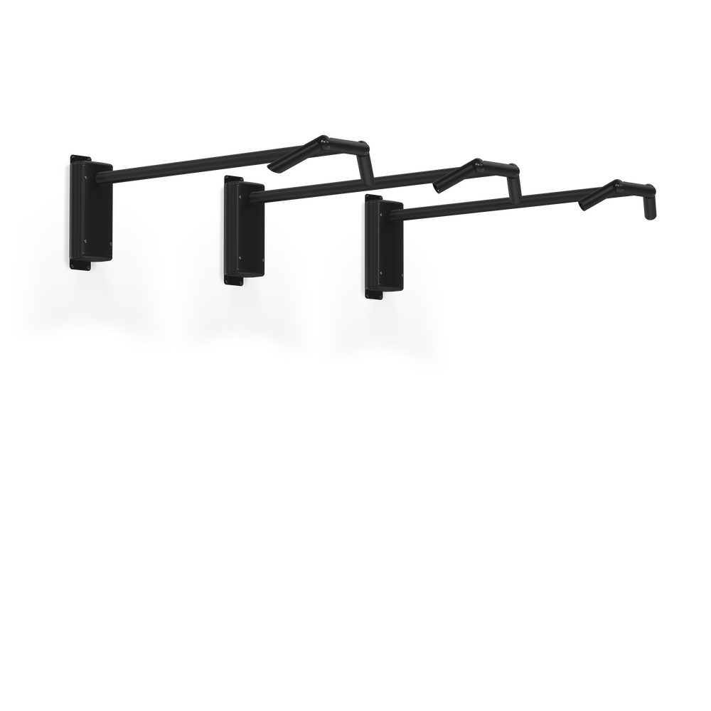 MINI MICRO - Wall Mount - Line Voltage Via Transformer - LED High-Power - Style C - 2 Fixtures - Universal Power Module PM1 - Asymmetrical Optics