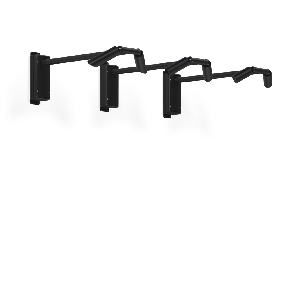 MICRO NITE - Wall Mount - Line Voltage Via Transformer - LED High-Power - Style C - 2 Fixtures - Universal Power Module PM1