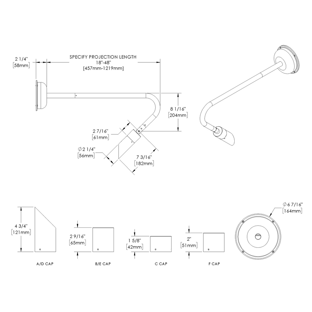 NITE STAR - Wall Mount - Line Voltage Via Transformer - Lamp MR16 Gu5.3 - Style F - Single - Power Canopy PC1