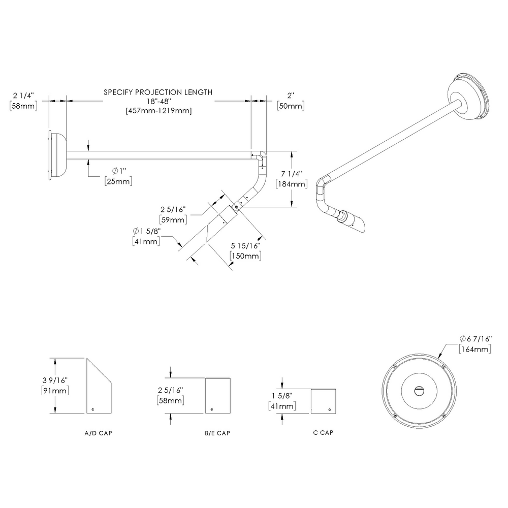 MICRO NITE - Wall Mount - Line Voltage Via Transformer - LED High-Power - Style G - Single - Power Canopy PC1