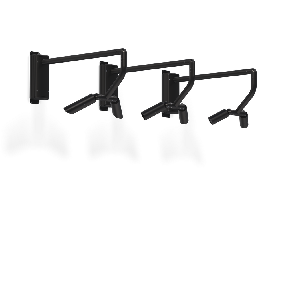 MICRO NITE - Wall Mount - Line Voltage Via Transformer - LED High-Power - Style G - 2 Fixtures - Universal Power Module PM1