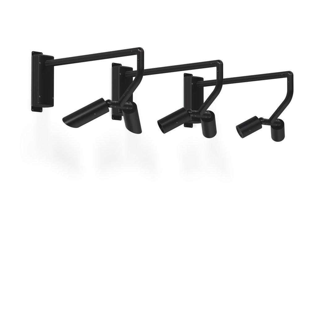 NITE STAR - Wall Mount - Line Voltage Via Transformer - LED High-Power - Style G - 2 Fixtures - Universal Power Module PM1