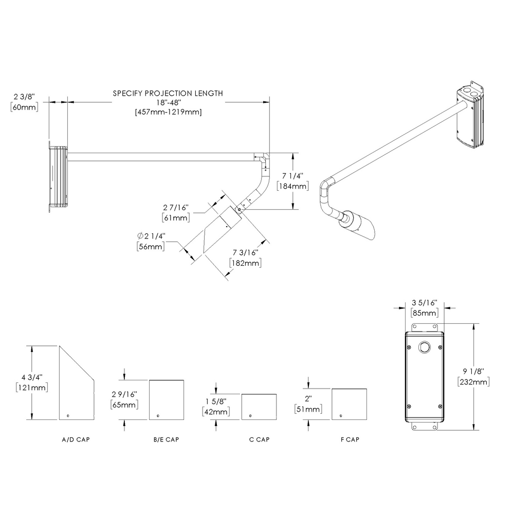 NITE STAR - Wall Mount - Line Voltage Via Transformer - Lamp MR16 Gu5.3 - Style G - Single - Universal Power Module PM1