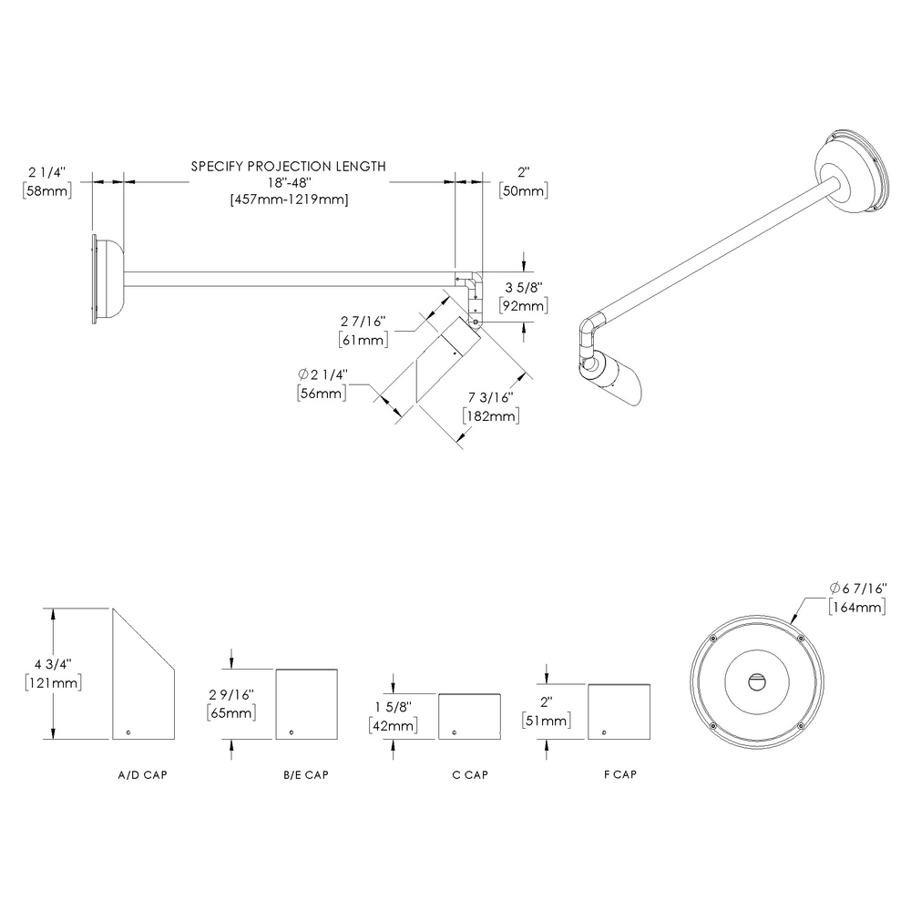 NITE STAR - Wall Mount - Line Voltage Via Transformer - Lamp MR16 Gu5.3 - Style L - Single - Power Canopy PC1