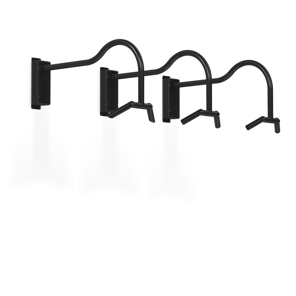 MINI MICRO - Wall Mount - Line Voltage Via Transformer - LED High-Power - Style A - 2 Fixtures - Universal Power Module PM1 - Symmetrical Optics