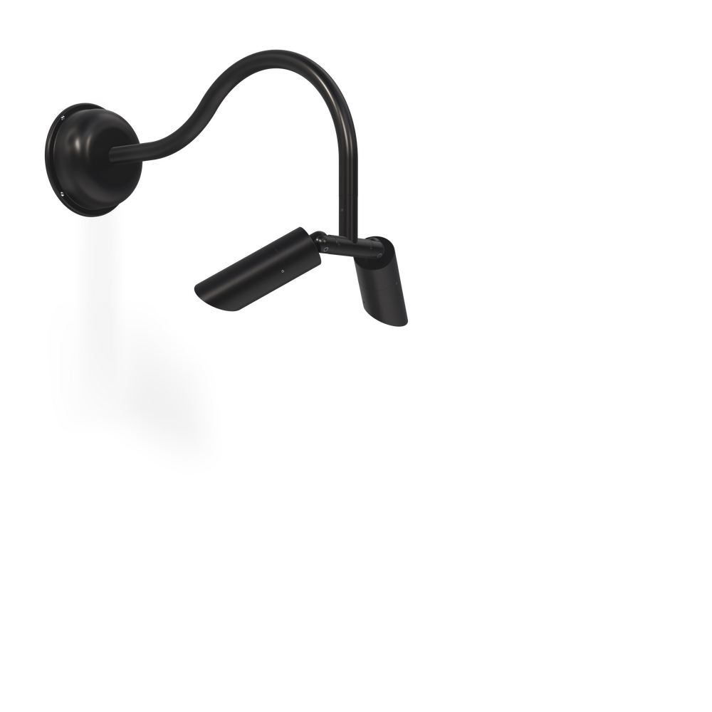 NITE STAR - Wall Mount - Line Voltage Via Transformer - LED High-Power - Style A - 2 Fixtures - Power Canopy PC1