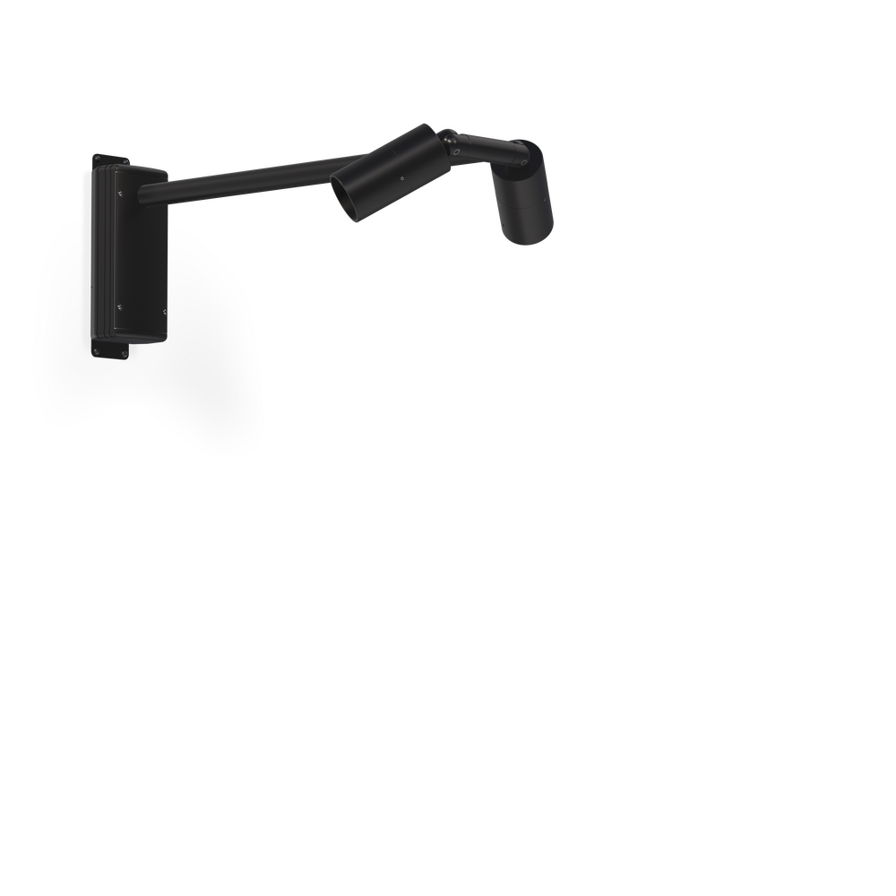 NITE STAR - Wall Mount - Line Voltage Via Transformer - LED High-Power - Style C - 2 Fixtures - Universal Power Module PM1