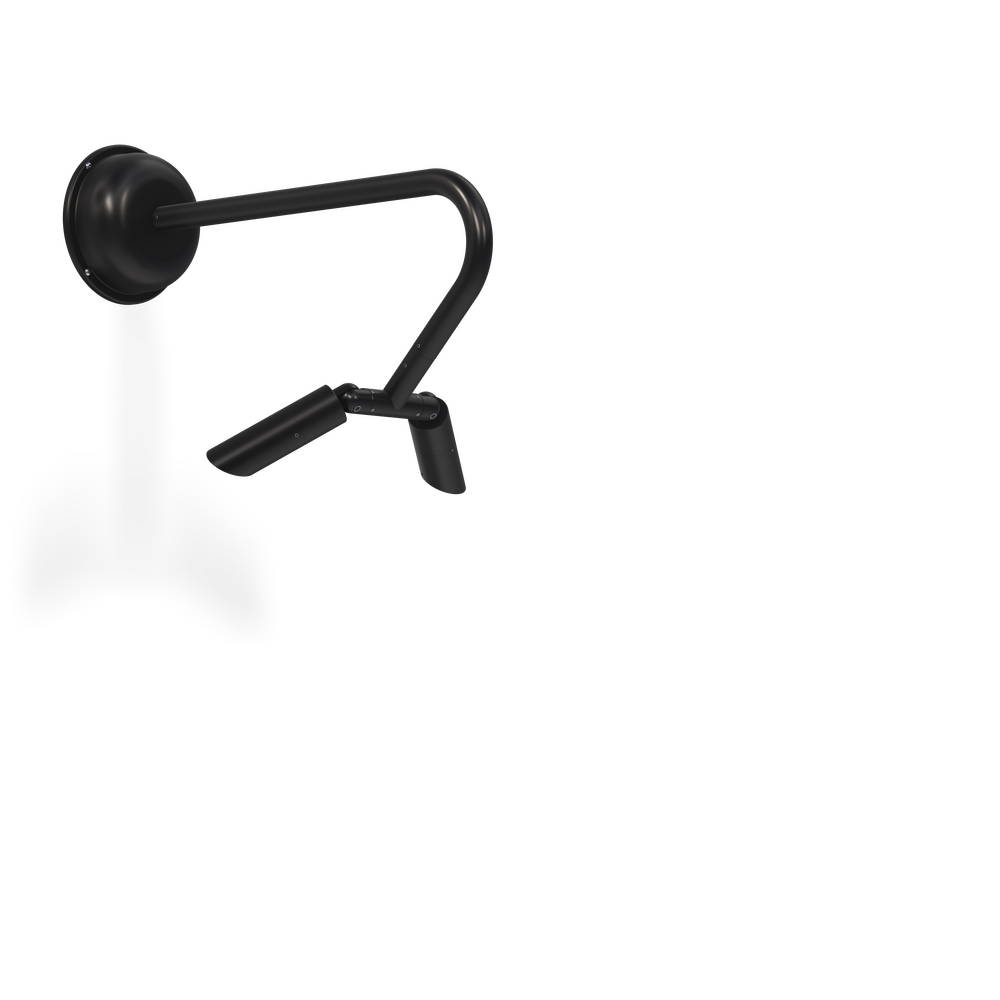 MICRO NITE - Wall Mount - Line Voltage Via Transformer - LED High-Power - Style F - 2 Fixtures - Power Canopy PC1