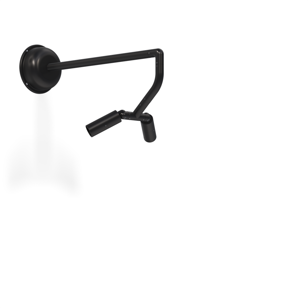 MICRO NITE - Wall Mount - Line Voltage Via Transformer - LED High-Power - Style G - 2 Fixtures - Power Canopy PC1