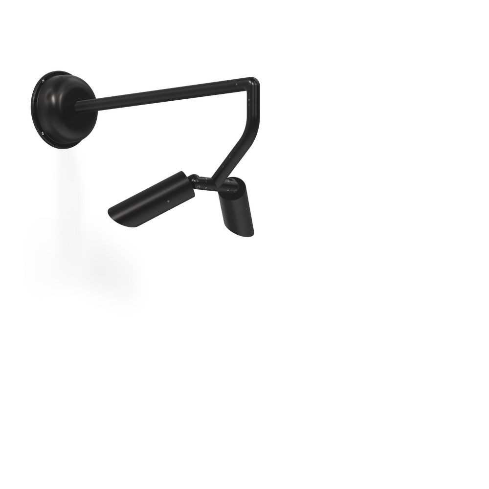 NITE STAR - Wall Mount - Line Voltage Via Transformer - LED High-Power - Style G - 2 Fixtures - Power Canopy PC1