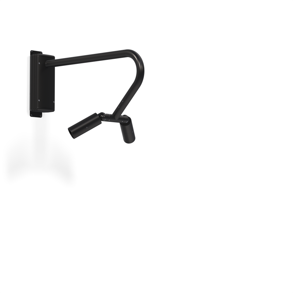 MICRO NITE - Wall Mount - Line Voltage Via Transformer - LED High-Power - Style F - 2 Fixtures - Universal Power Module PM1