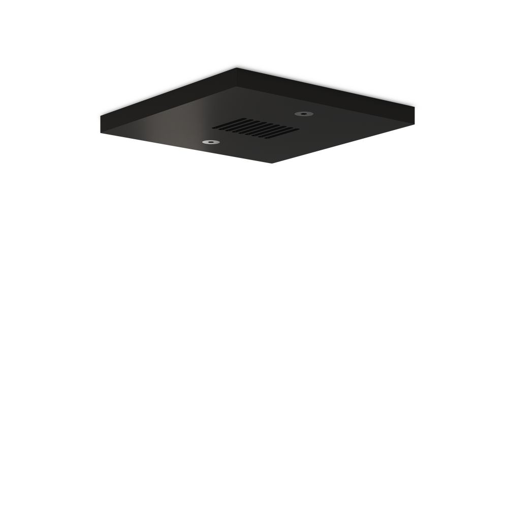 VERSA STAR - Ceiling Recessed - Line Voltage - Lamp MR16 Gu10 - Square - Core Drill - Faceplate: Louvered