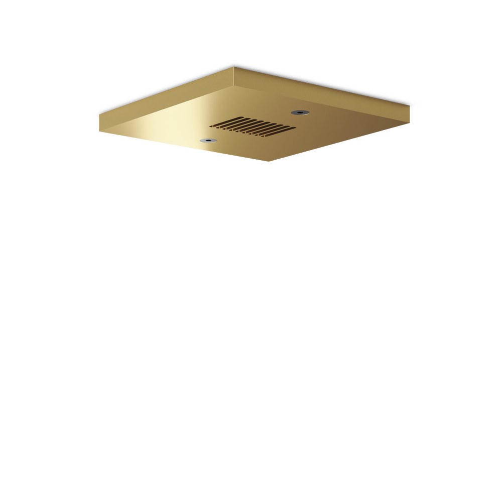 VERSA STAR - Ceiling Recessed - Line Voltage - Lamp MR16 Gu10 - Square - Core Drill - Faceplate: Louvered