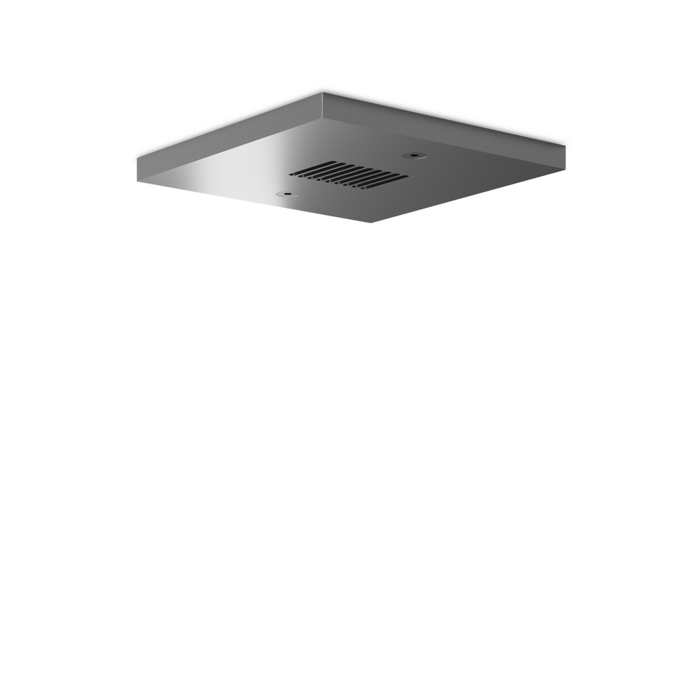 VERSA STAR - Ceiling Recessed - Line Voltage - Lamp MR16 Gu10 - Square - Core Drill - Faceplate: Louvered
