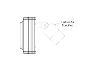 Universal Power Module PM1 - Camlock Mount - Rectangular - Transformer - Single Fixture - Offset - Aluminum
