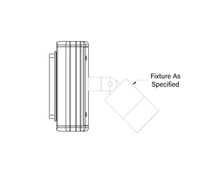 Universal Power Module PM1 - Camlock Mount - Rectangular - Transformer - Single Fixture - Aluminum