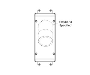 Universal Power Module PM2 - Surface Mount - Transformer - Single Fixture - Offset - Aluminum