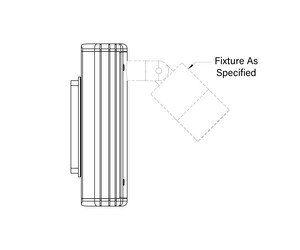 Universal Power Module PM2 - Camlock Mount - Rectangular - Transformer - Single Fixture - Offset - Aluminum