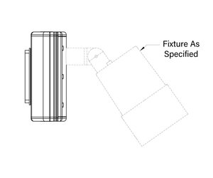 Universal Power Module PM3 - Camlock Mount - Round - Single - Offset - Aluminum