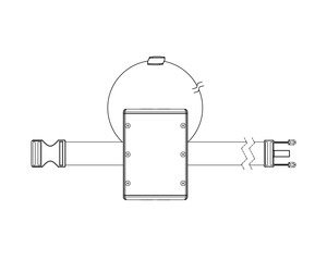 Universal Power Module PM3 - Tree Strap Mount - Custom - With Safety Cable - Remote Driver - Aluminum