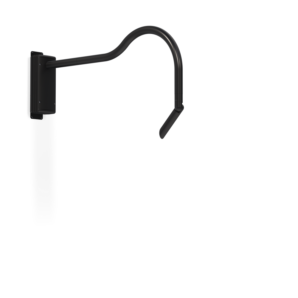 MINI MICRO - Wall Mount - Line Voltage Via Transformer - LED High-Power - Style A - Single - Universal Power Module PM1 - Asymmetrical Optics