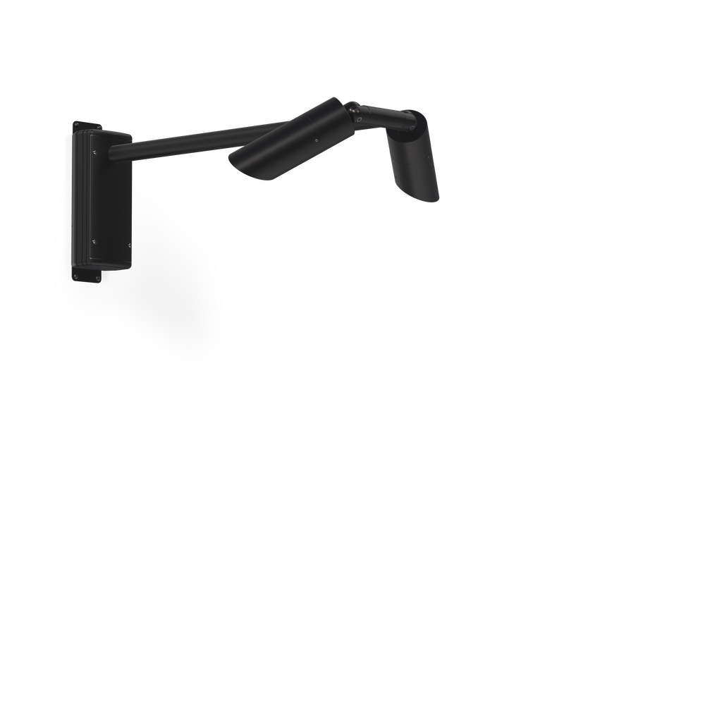 NITE STAR - Wall Mount - Line Voltage Via Transformer - Lamp MR16 Gu5.3 - Style C - 2 Fixtures - Universal Power Module PM1