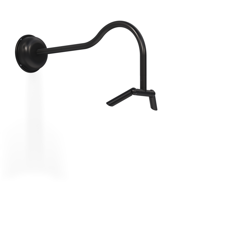 MINI MICRO - Wall Mount - Line Voltage Via Transformer - LED High-Power - Style A - 2 Fixtures - Power Canopy PC1 - Symmetrical Optics