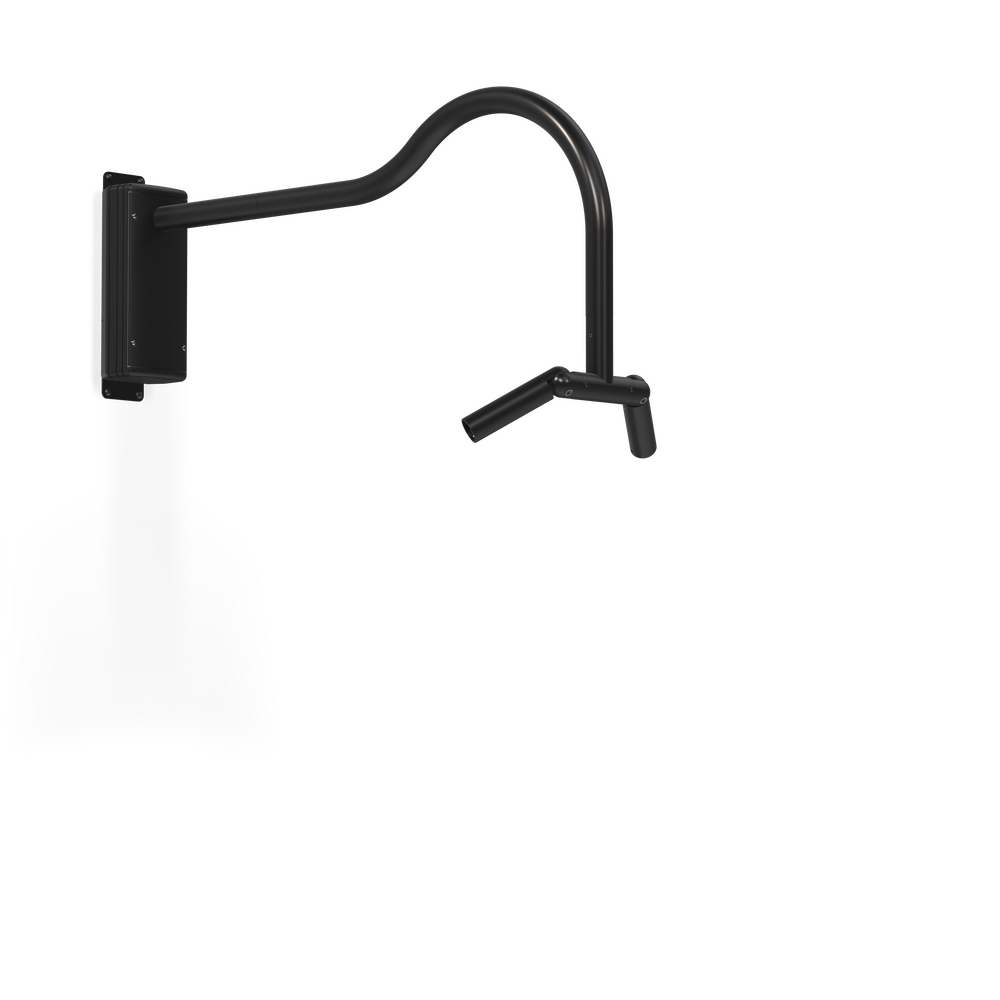 MINI MICRO - Wall Mount - Line Voltage Via Transformer - LED High-Power - Style A - 2 Fixtures - Universal Power Module PM1 - Symmetrical Optics