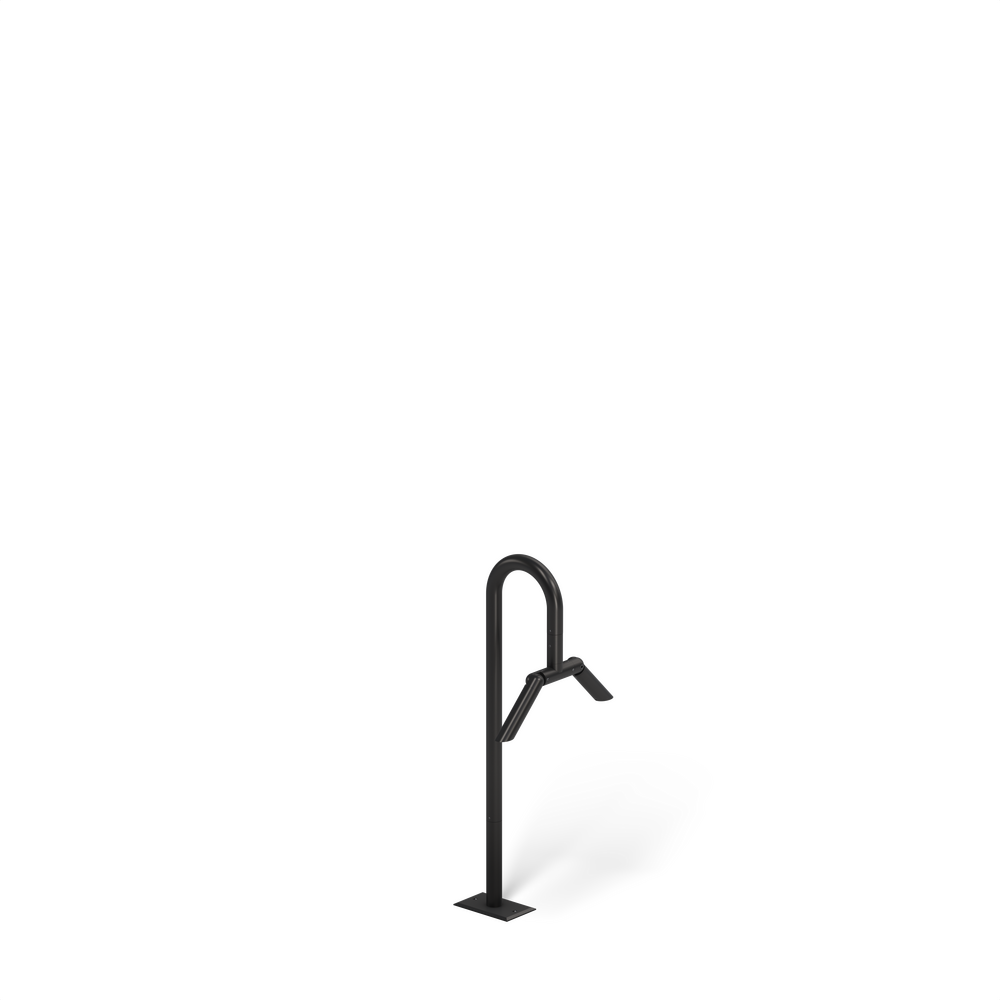 MINI MICRO - Bollard - Low Voltage - LED High-Power - Style B - 2 Fixtures - Anchor Base - Asymmetrical Optics