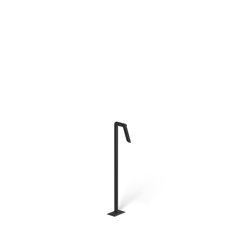 MINI MICRO - Bollard - Low Voltage - LED High-Power - Style L - Single - Anchor Base - Asymmetrical Optics
