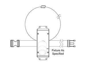 Universal Power Module PM1 - Tree Strap Mount - Custom - With Safety Cable and Mounting Brackets - Single - Aluminum