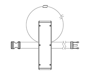 Universal Power Module PM2 - Tree Strap Mount - Custom - With Safety Cable - Remote Two Drivers - Aluminum