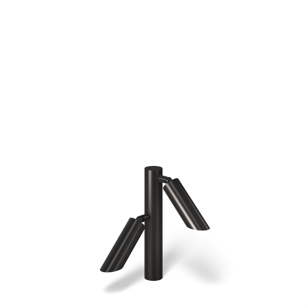 HUME - Pole Top - Line Voltage - LED COB - Spiral - Narrow Optic