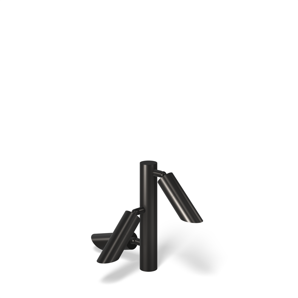 HUME - Pole Top - Line Voltage - LED COB - Spiral - Narrow Optic