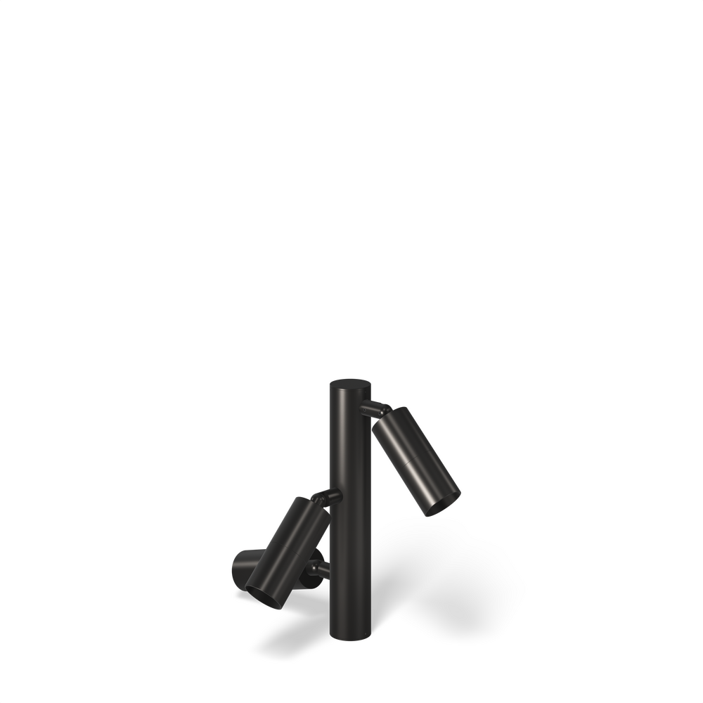 HUME - Pole Top - Line Voltage - LED COB - Spiral - Narrow Optic