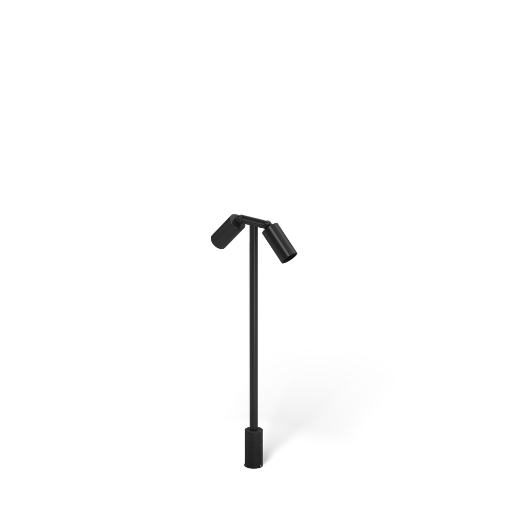 NITE STAR - Bollard - Line Voltage Via Transformer - LED High-Power - Style C - 2 Fixtures