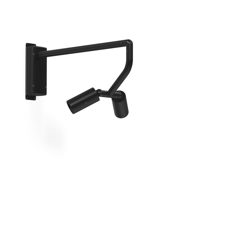 NITE STAR - Wall Mount - Line Voltage Via Transformer - LED High-Power - Style G - 2 Fixtures - Universal Power Module PM1