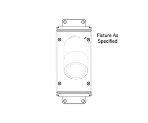 Universal Power Module PM1 - Camlock Mount - Rectangular - With Mounting Brackets - Single - Offset - Aluminum