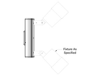 Universal Power Module PM3 - Camlock Mount - Round - Two Fixtures - Aluminum