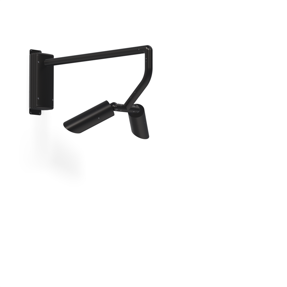 NITE STAR - Wall Mount - Line Voltage Via Transformer - Lamp MR16 Gu5.3 - Style G - 2 Fixtures - Universal Power Module PM1