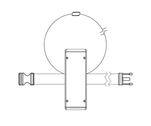 Universal Power Module PM2 - Tree Strap Mount - Custom - With Safety Cable - Remote Transformer - Aluminum