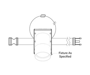 Universal Power Module PM3 - Tree Strap Mount - Custom - With Safety Cable - Single - Offset - Aluminum