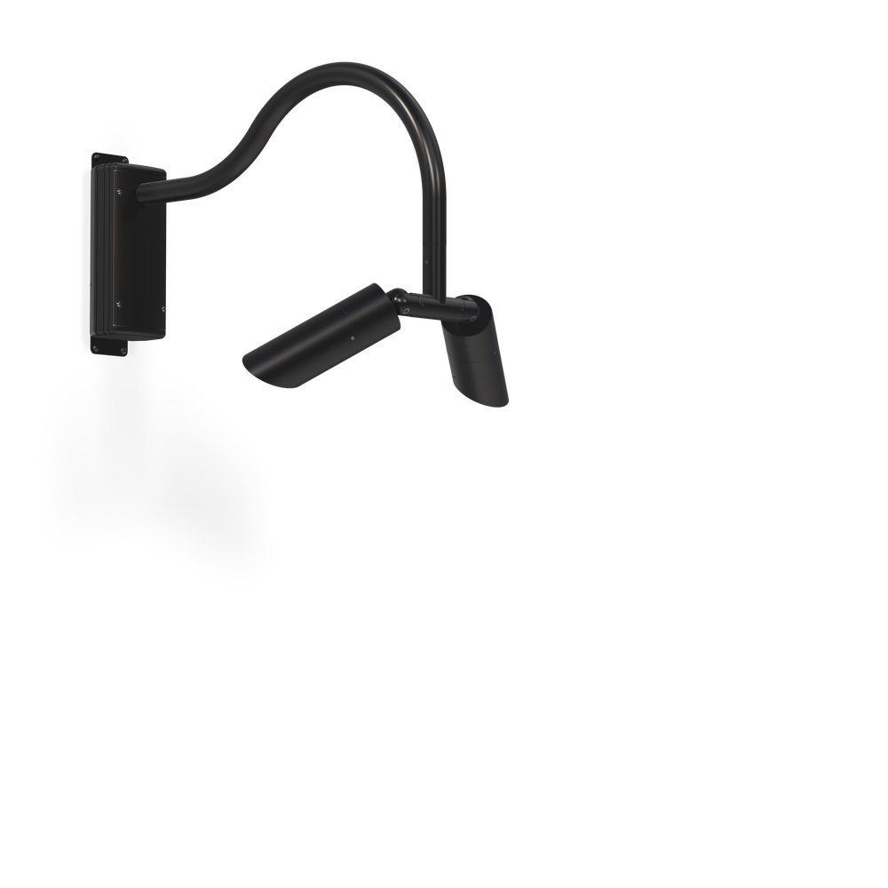 NITE STAR - Wall Mount - Line Voltage Via Transformer - LED High-Power - Style A - 2 Fixtures - Universal Power Module PM1
