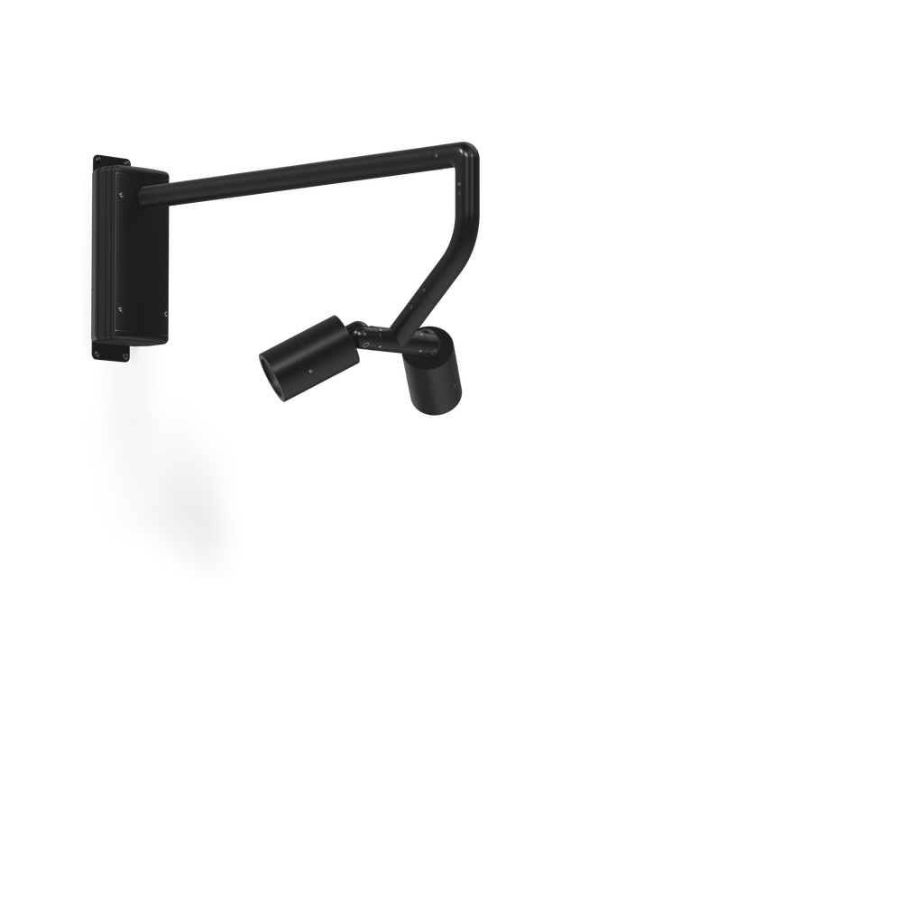 NITE STAR - Wall Mount - Line Voltage Via Transformer - LED High-Power - Style G - 2 Fixtures - Universal Power Module PM1