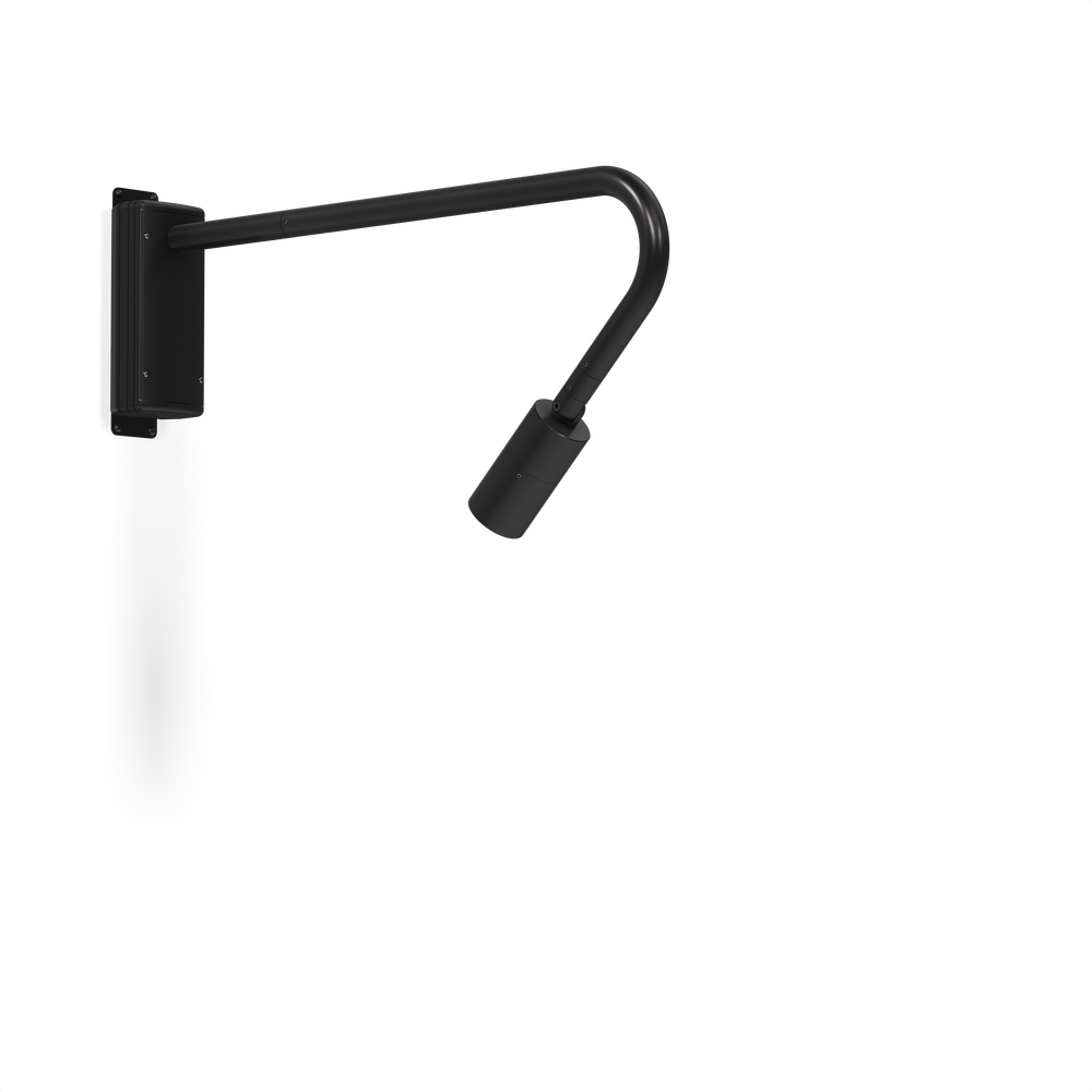 NITE STAR - Wall Mount  - Line Voltage Via Transformer - LED High-Power - Style F - Single - Universal Power Module PM1