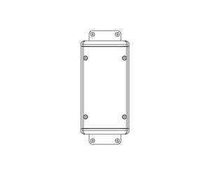 Universal Power Module PM1 - Camlock Mount - Rectangular - With Mounting Brackets - Splice Box - Aluminum