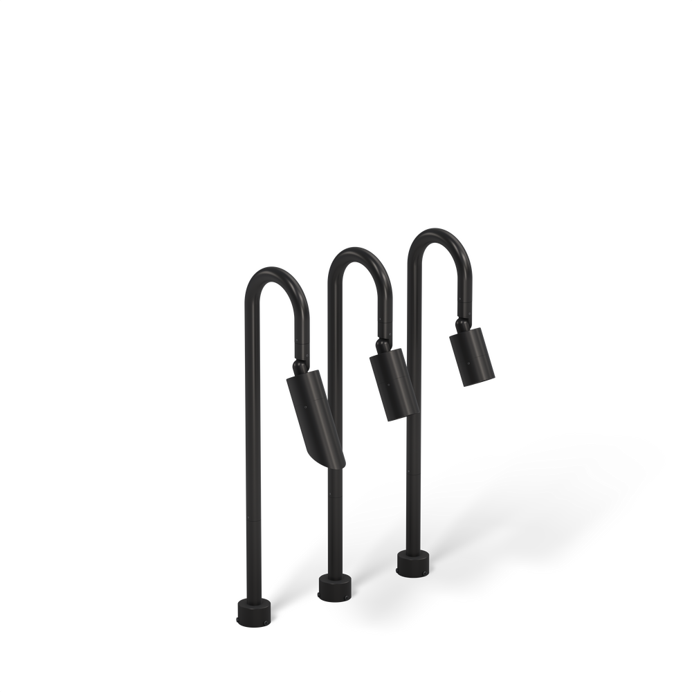 NITE STAR - Bollard - Low Voltage - LED High-Power - Style B - Single - Pipe PI1 - 18