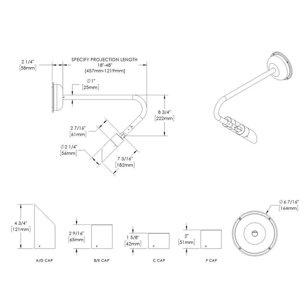 NITE STAR - Wall Mount - Line Voltage Via Transformer - LED High-Power - Style F - 2 Fixtures - Power Canopy PC1 - Wildlife Friendly