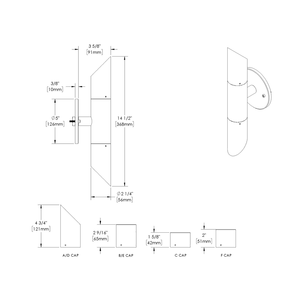 NITE STAR - Wall Mount - Low Voltage - LED High-Power - Dual - Downlight and Uplight - Wildlife Friendly